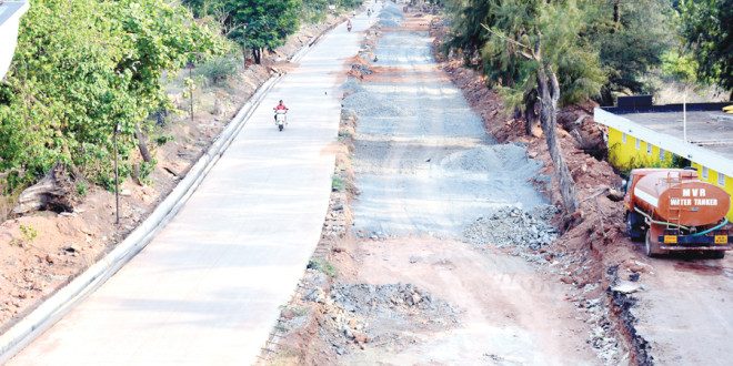 Dona Paula-Miramar , Road developement project in Goa