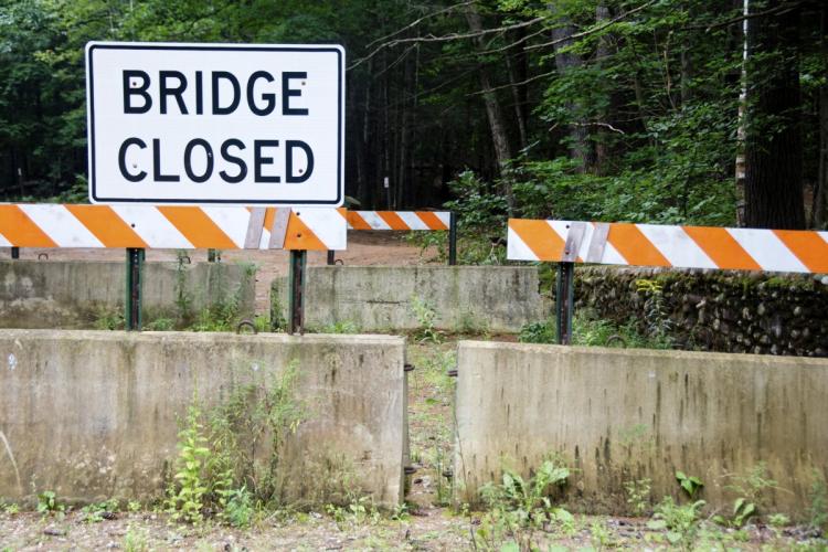 Bridge closed