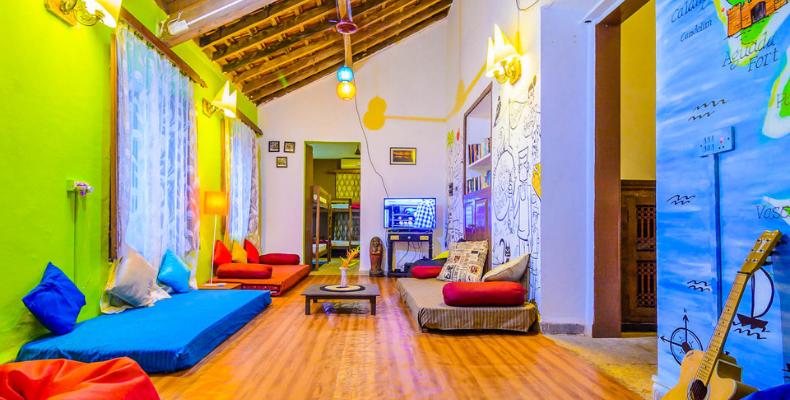 Zostel, Calangute is one of the popular hostels in Goa