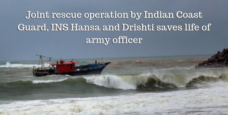 Rescue Operation by coast guard and Drishti