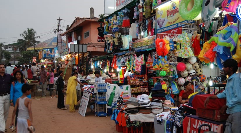 calangute-shopping-market