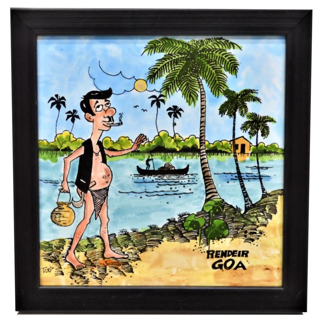 Goa’s Unique Hand-Painted Tile